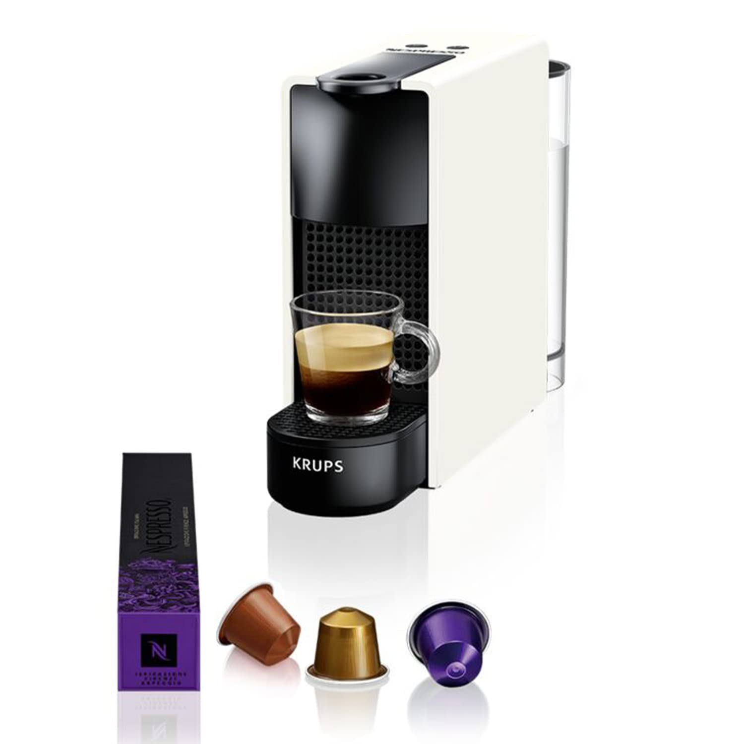 Monero Essenza Mini – Machine à Café à Capsules, Blanc - Monero