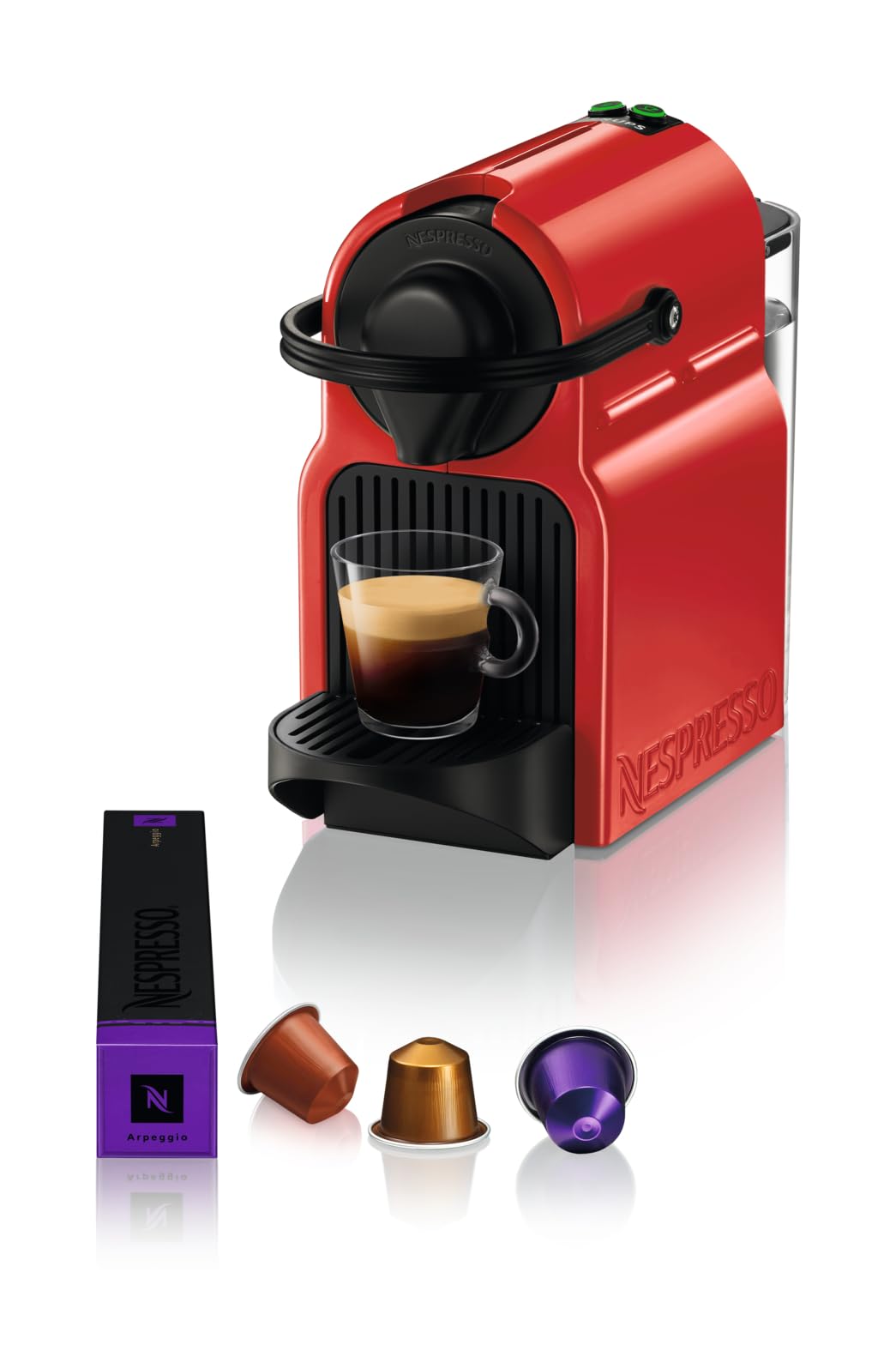 Monero Inissia – Cafetière Espresso, Rouge - Monero