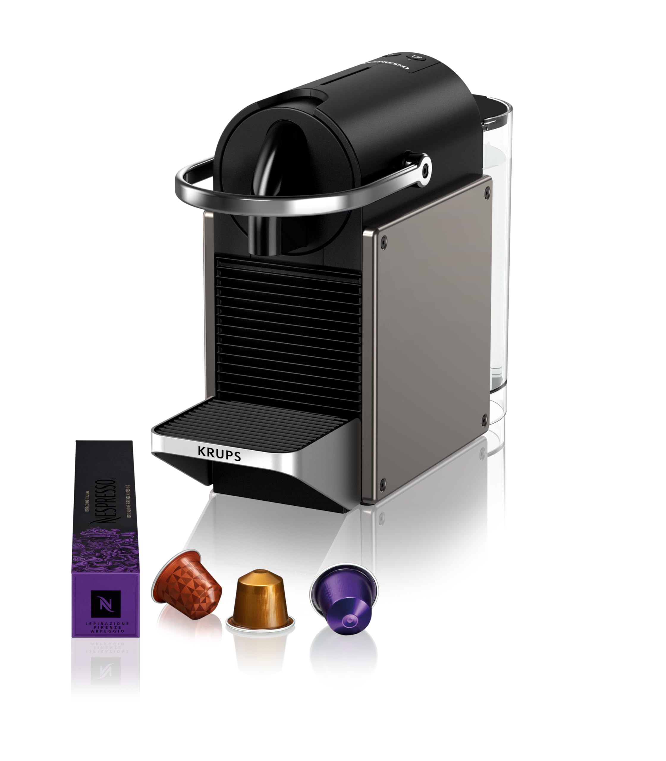 Monero Pixie – Machine à Café à Capsules, Titane - Monero